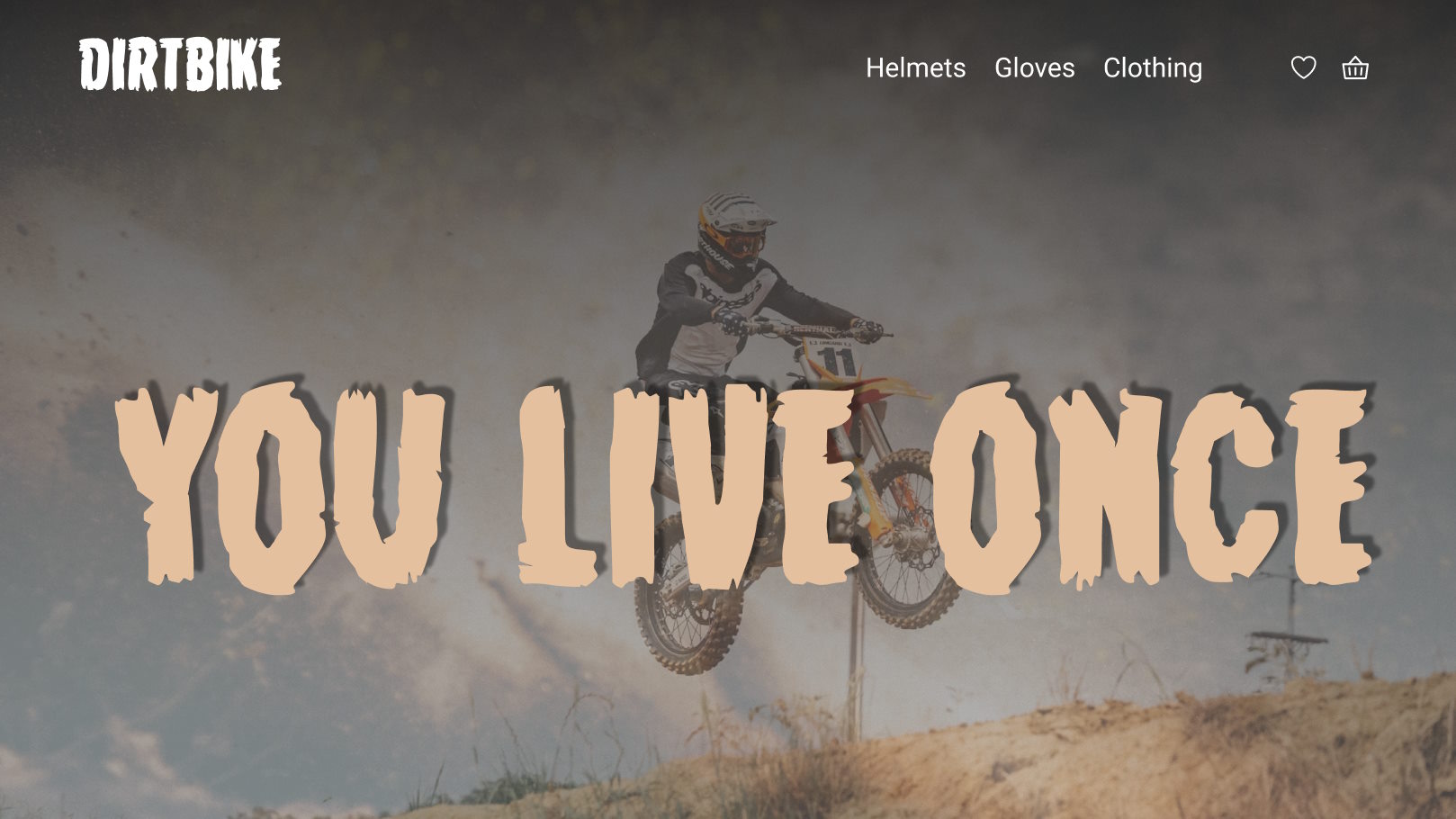 Dirt Bike - Website Design