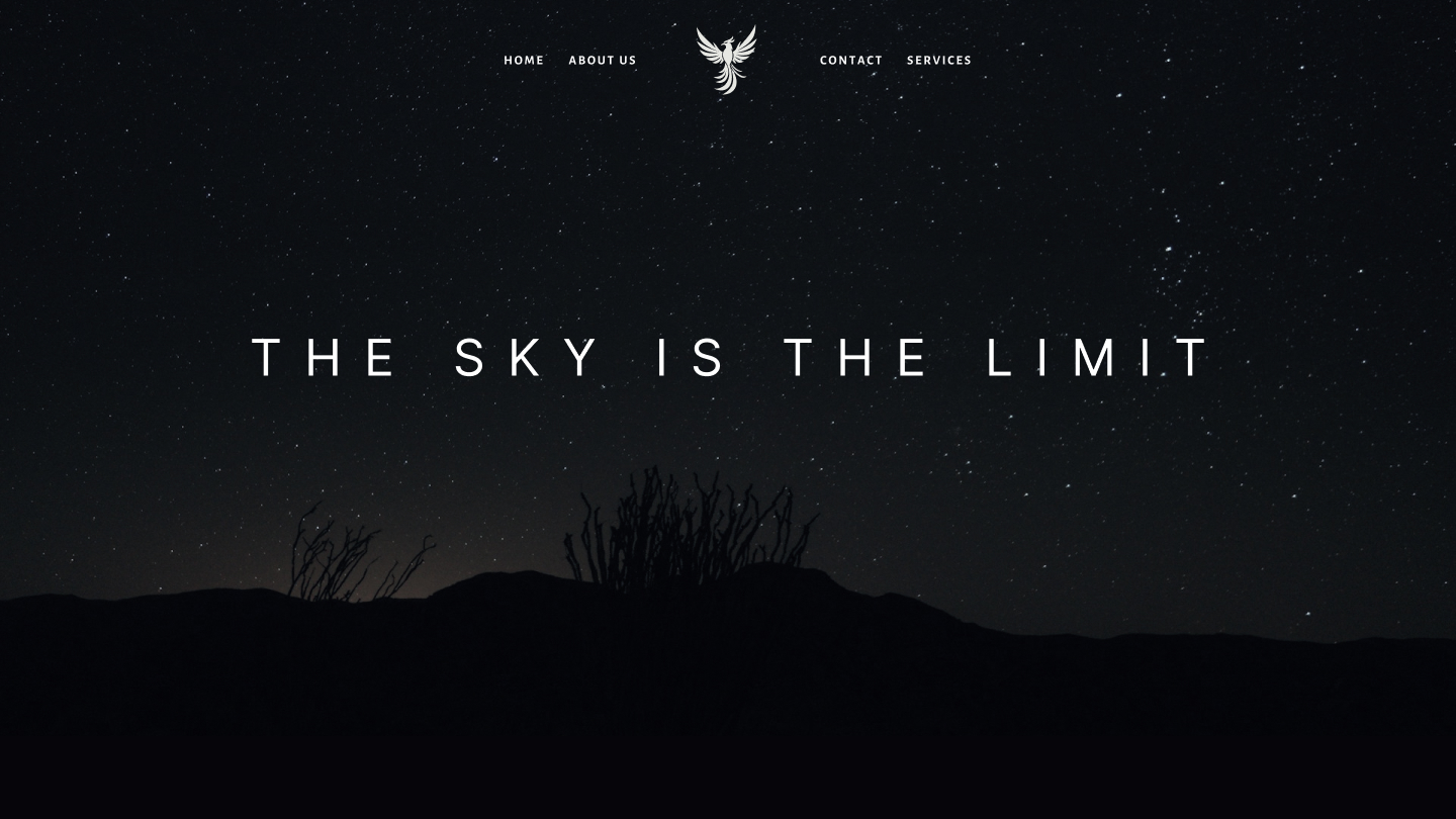 Sky Is The Limit - Website Design